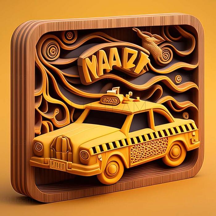 3D model Crazy Taxi game (STL)